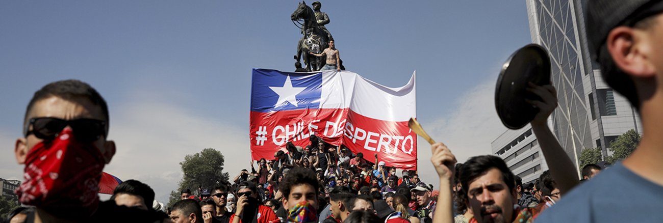 Proteste in Chile © picture alliance/AP Photo Proteste in Chile