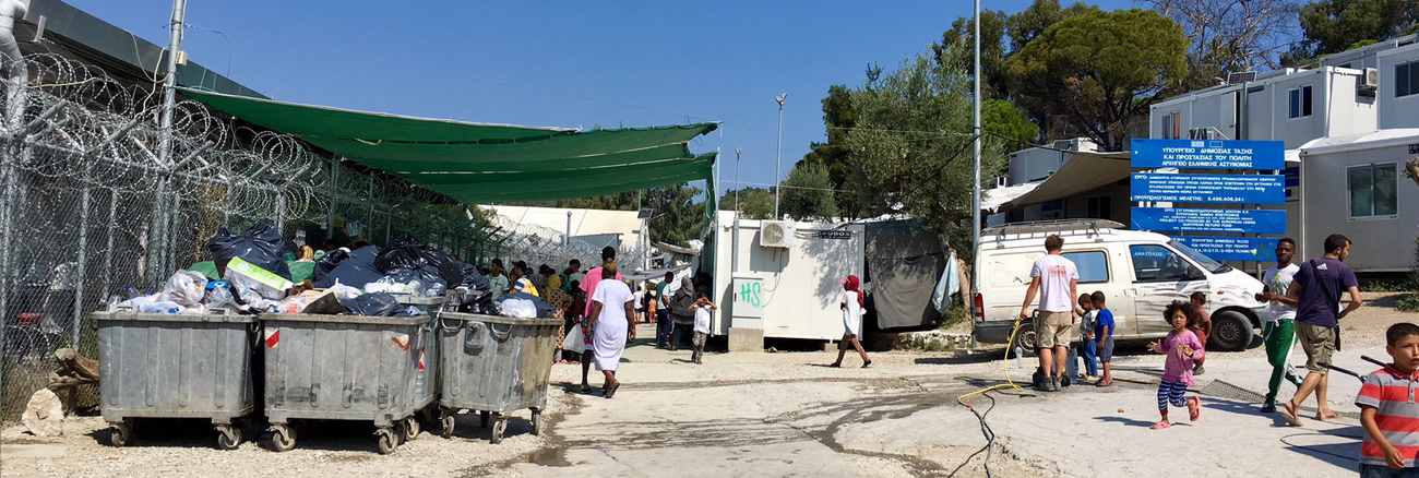 EU-Hotspot auf Lesbos EU-Hotspot auf Lesbos