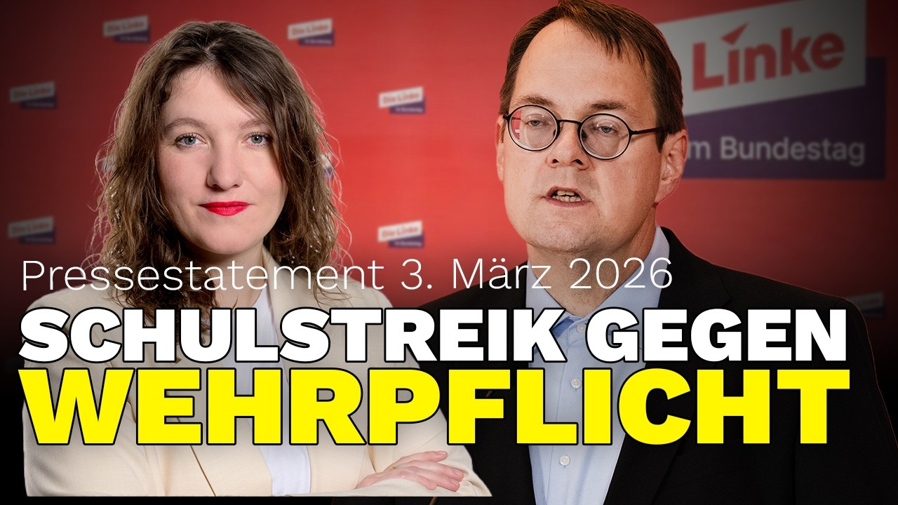 Pressestatement: Schulstreik gegen Wehrpflicht