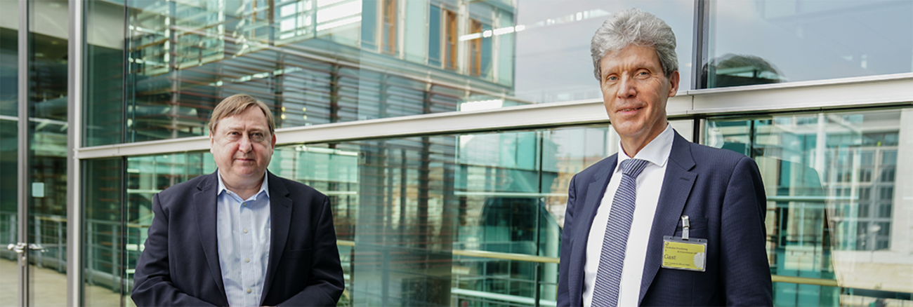 André Hahn und Helmut Holter André Hahn und Helmut Holter