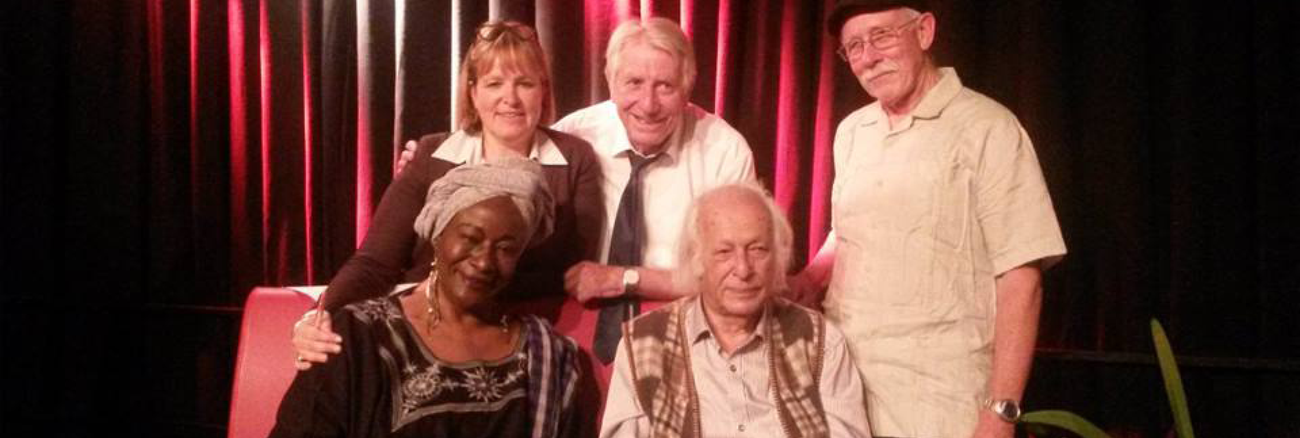 Samir Amin, Aminata Traoré, Wolfgang Gehrcke, Heike Hänsel und David Bacon 2016 Samir Amin, Aminata Traoré, Wolfgang Gehrcke, Heike Hänsel und David Bacon 2016