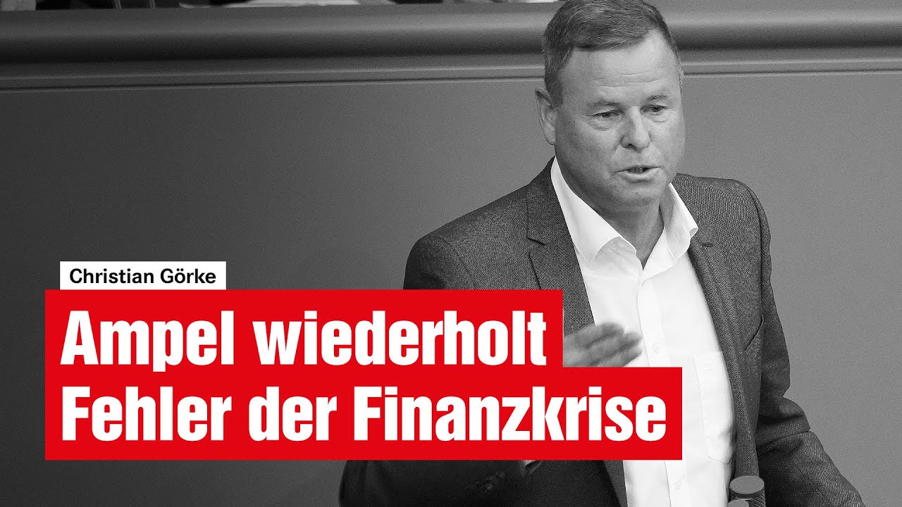 Die Ampel Wiederholt Die Fehler Der Finanzkrise! - Gruppe Die Linke Im ...